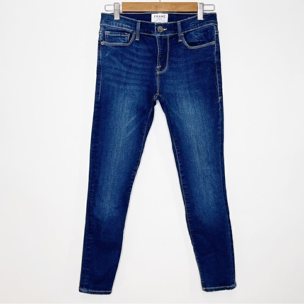 Frame Le Skinny De Jeanne Crop Jeans Bonn Wash Size 26